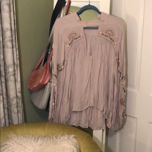 FREE PEOPLE FLOWY PINK BLOUSE 💗💓💞